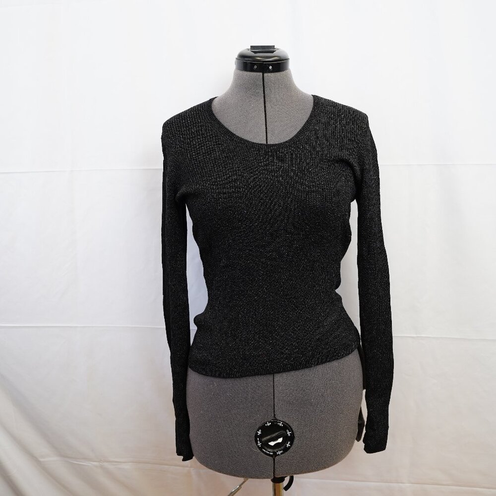 August silk long sleeve shirt, size S